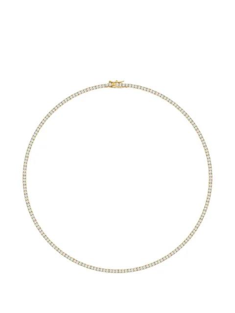 mini Tennis cubic-zirconia choker necklace by NIALAYA JEWELRY