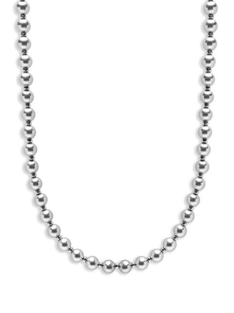 pearl necklace by NIALAYA JEWELRY