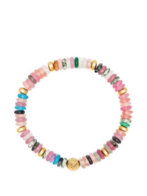 tourmaline beaded bracelet by NIALAYA JEWELRY