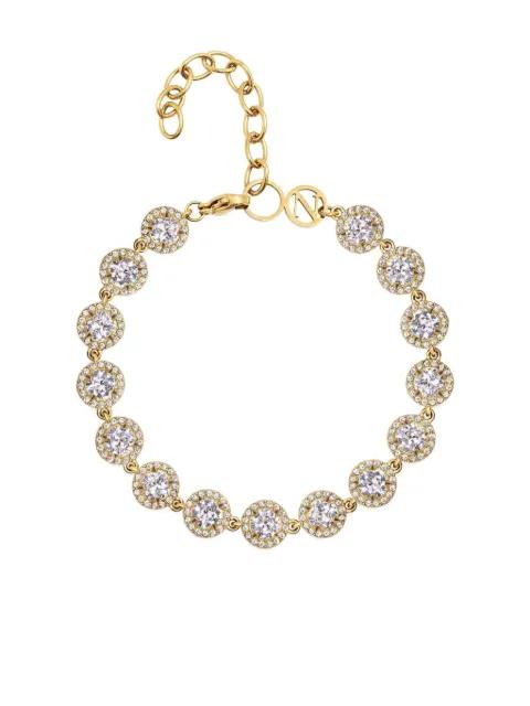 zirconia-embellishment bracelet by NIALAYA JEWELRY