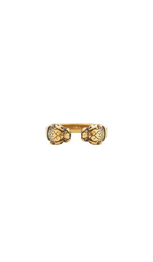 Nialaya Panther Ring in Metallic Gold by NIALAYA