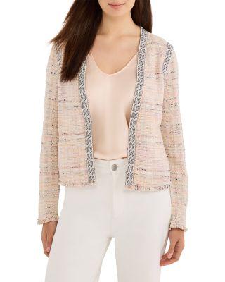 Contrast Trim Knit Jacket by NIC+ZOE