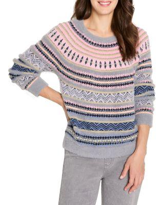 Cozy Fair Isle Sweater by NIC+ZOE