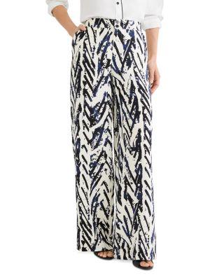 Crosshatch Wide Leg Pants by NIC+ZOE