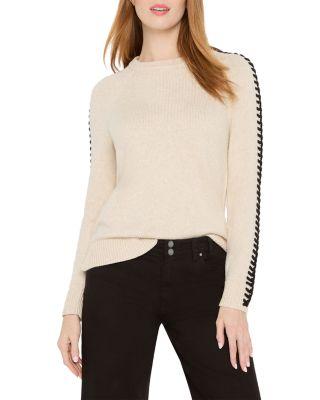 Dashing Down Whipstitched Sweater by NIC+ZOE