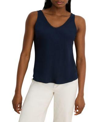 Day Gloss Lace Trim Tank by NIC+ZOE
