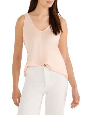 Day Gloss Woven Scoop Tank by NIC+ZOE