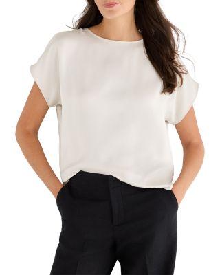 Day Gloss Woven Tee by NIC+ZOE