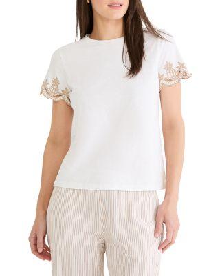Deco Sleeve Tee by NIC+ZOE