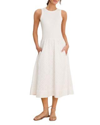 Diamond Eyelet Sophia Dress by NIC+ZOE