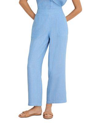 Fairfield Wide Leg Gauze Ankle Pants by NIC+ZOE