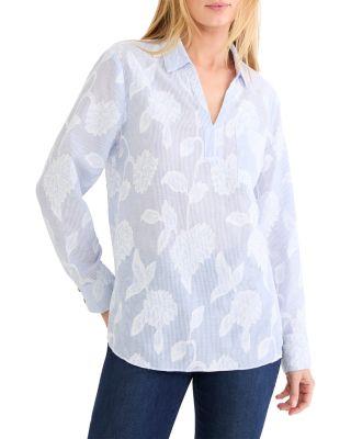 Floral Jacquard Top by NIC+ZOE