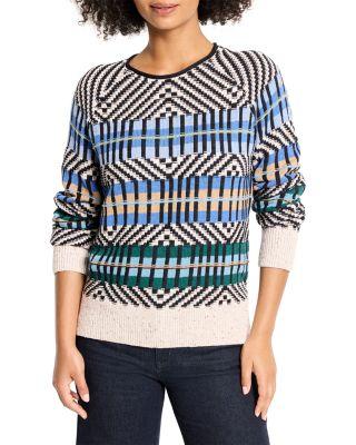 Graphic Stripe Sweater by NIC+ZOE