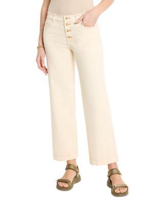 High Rise Ankle Wide Leg Jeans in Canvas by NIC+ZOE