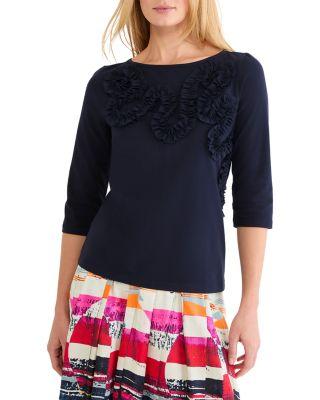 Mesh Appliqu&eacute; Top by NIC+ZOE