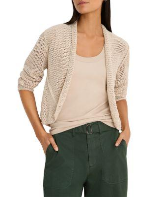 Mesh Cocoon Cardigan Sweater by NIC+ZOE