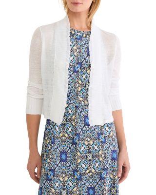 Ruffle Feather Knit Cardigan by NIC+ZOE