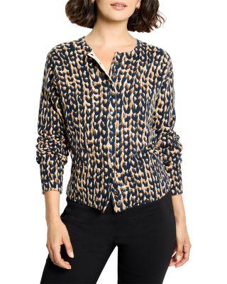 Stitch Print Snap It Up Cardigan by NIC+ZOE