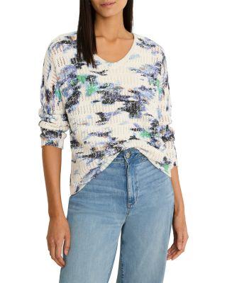 Water Lillies Pointelle Sweater by NIC+ZOE