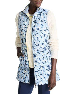 Winter Floral Reversible Quilted Vest by NIC+ZOE