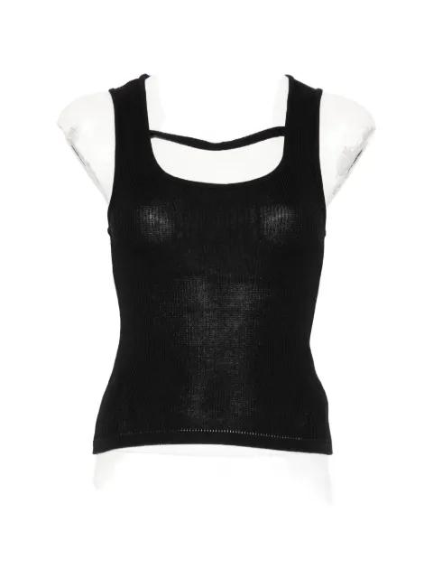 Corda ribbed tank top by NICCOLO PASQUALETTI