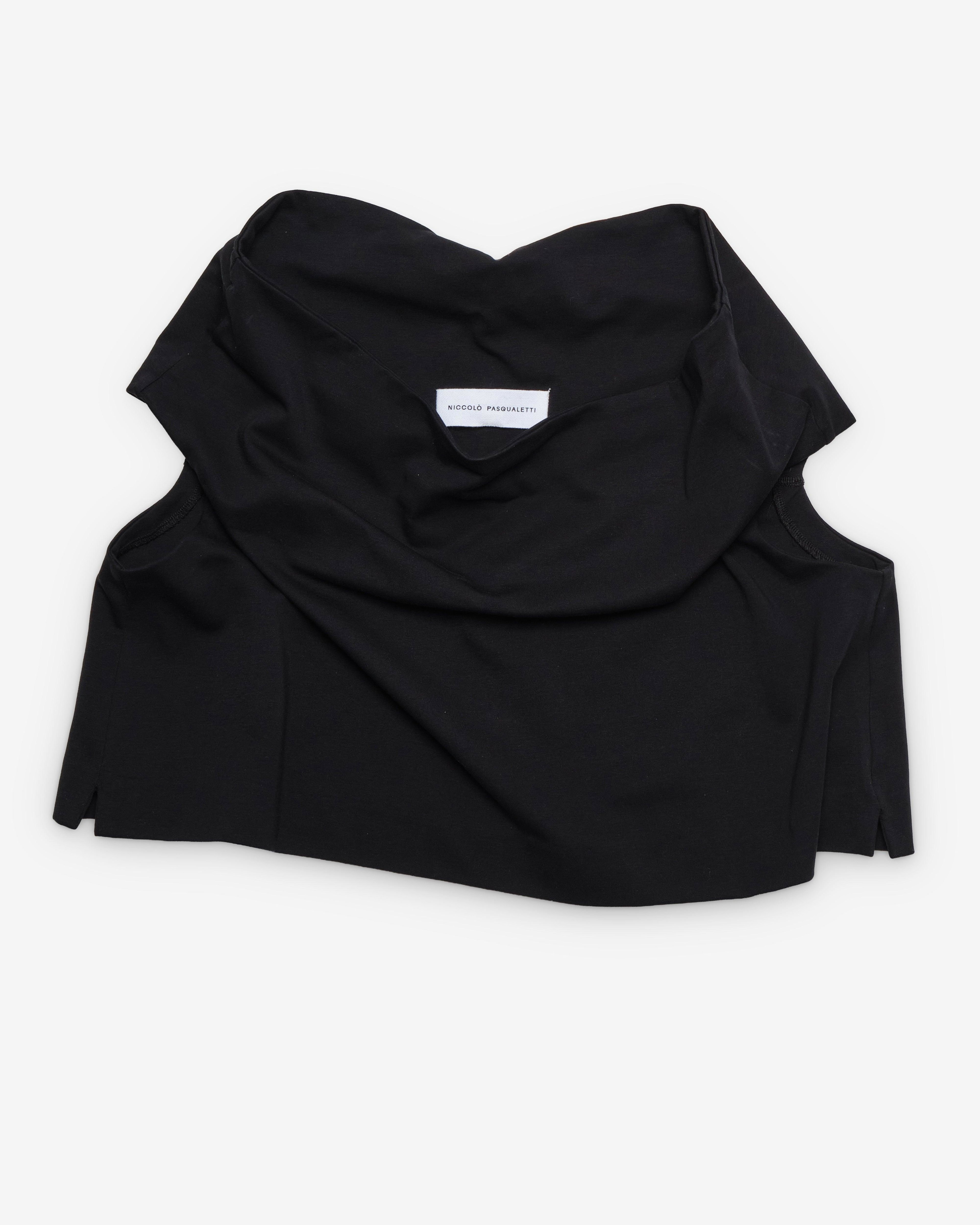 NICCOLO PASQUALETTI - Women's Squared Top - (Black) by NICCOLO PASQUALETTI