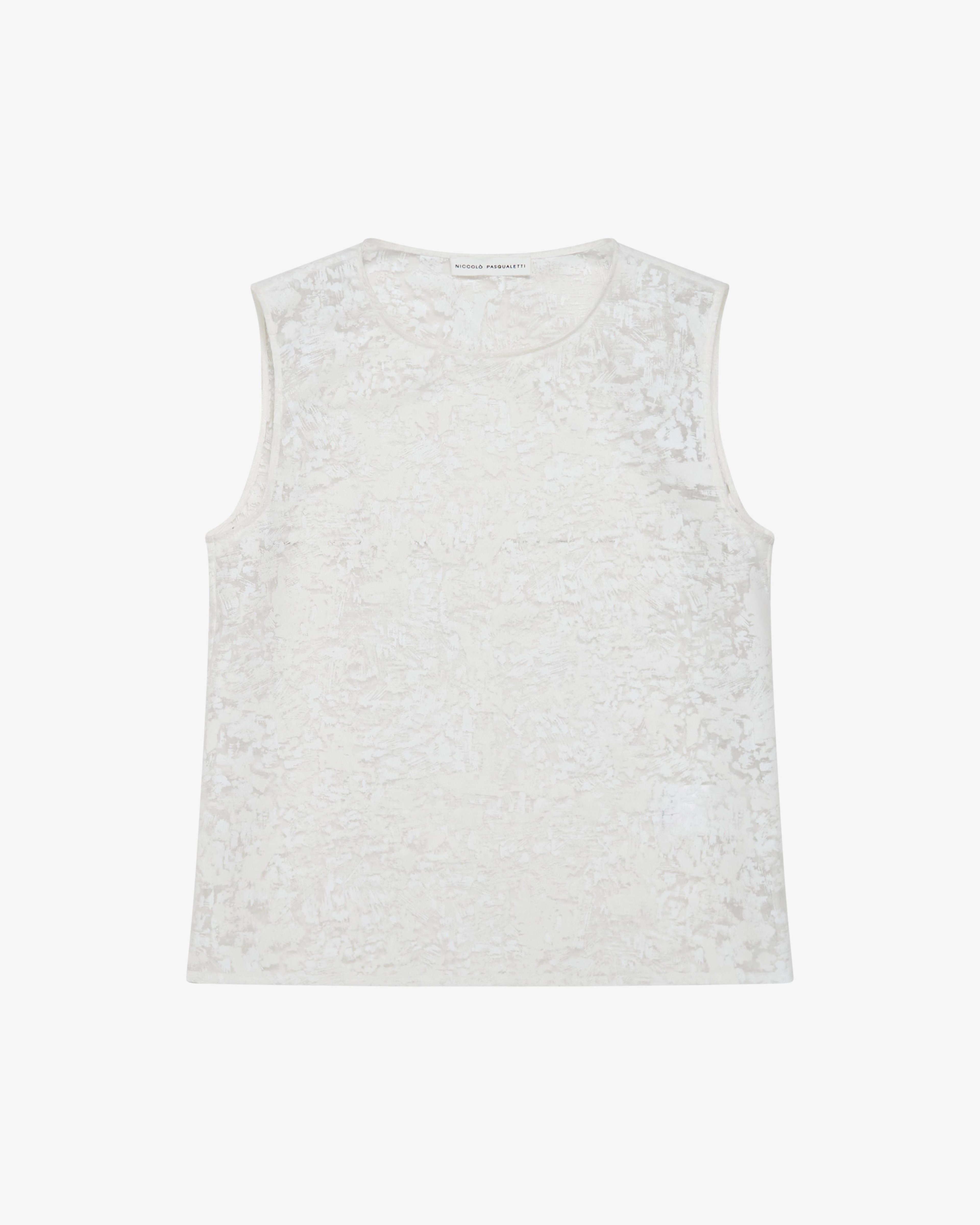 NICCOLO PASQUALETTI - Women's Tank Top - (White) by NICCOLO PASQUALETTI