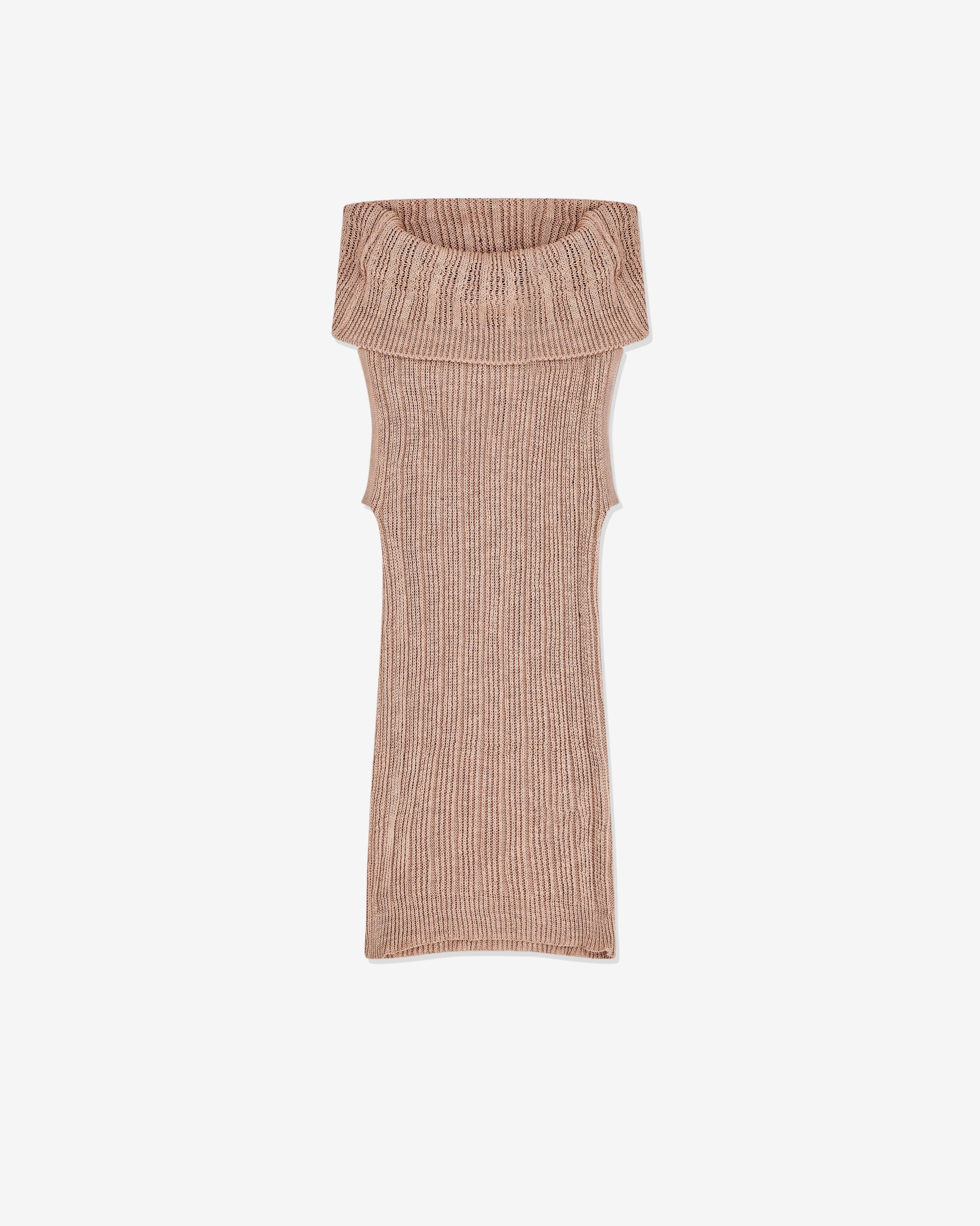 Niccolo Pasqualetti - Women’s Colonna Knit Tunic - (Beige) by NICCOLO PASQUALETTI