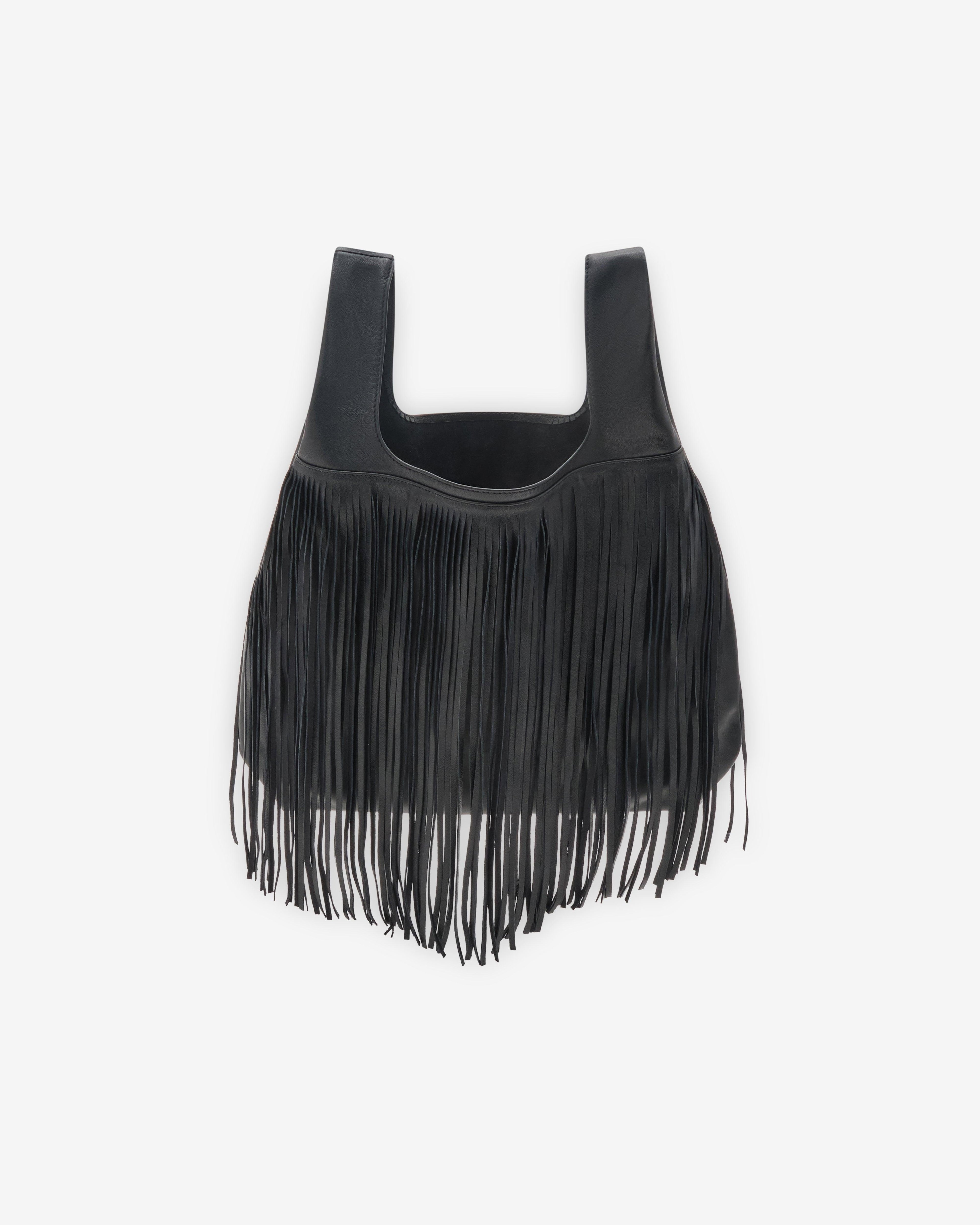 Niccolo Pasqualetti - Women's Graffetta Fringe Bag - (Black) by NICCOLO PASQUALETTI