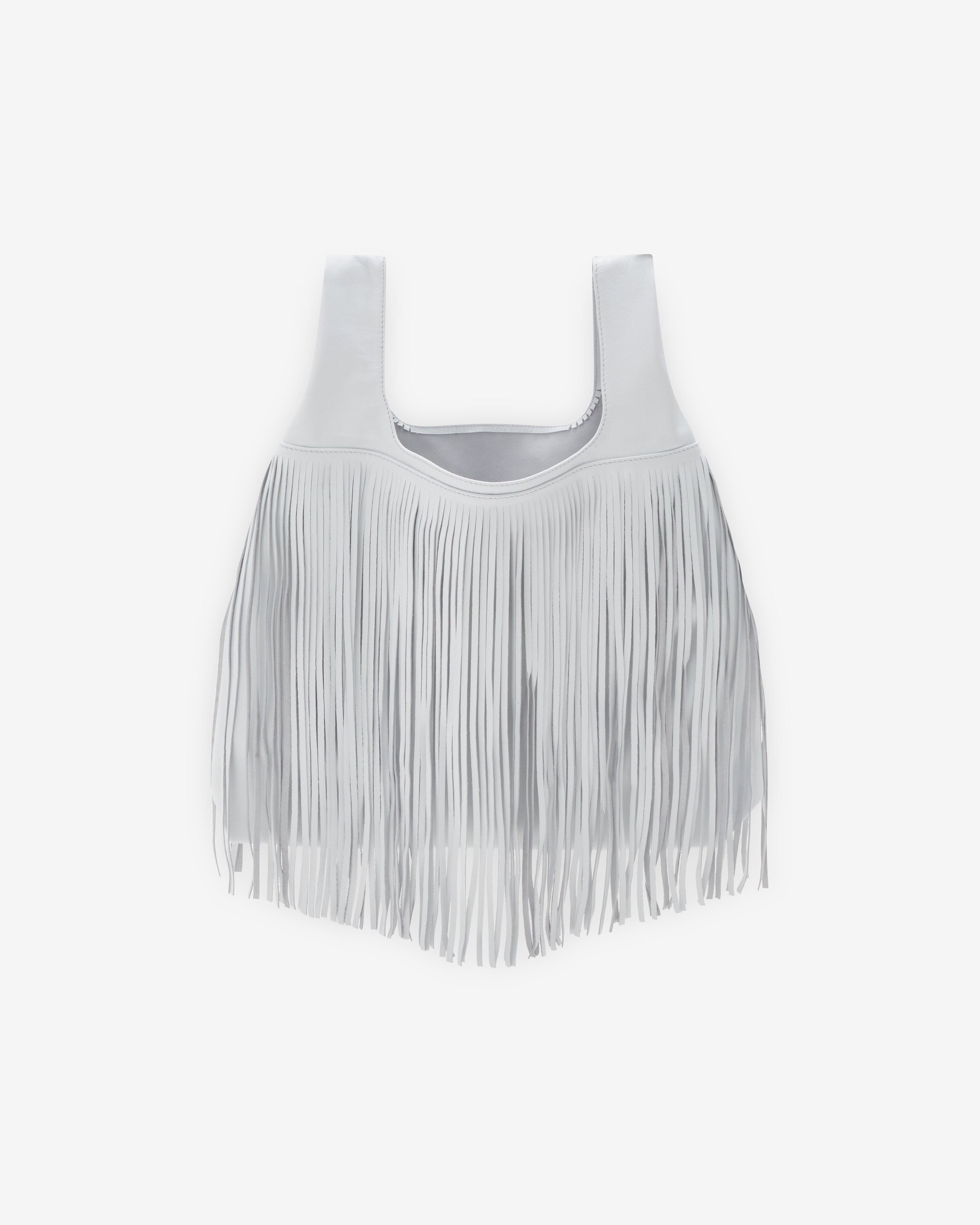 Niccolo Pasqualetti - Women's Graffetta Fringe Bag - (White) by NICCOLO PASQUALETTI
