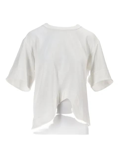 Onda curved-hem T-shirt by NICCOLO PASQUALETTI