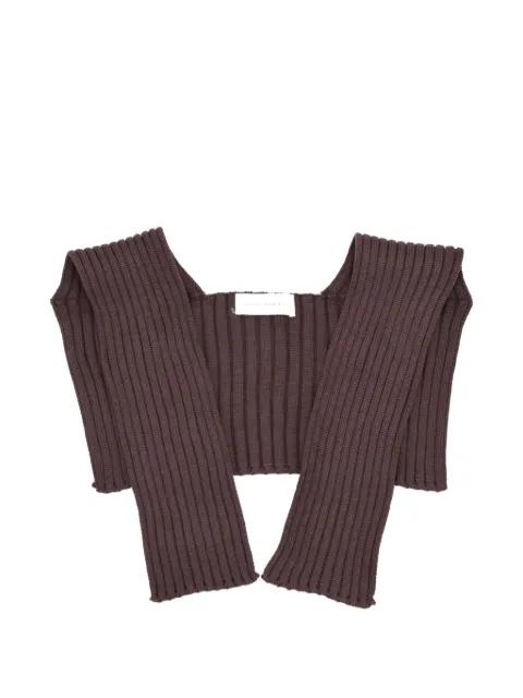 brown scarf by NICCOLO PASQUALETTI