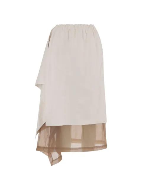 leather skirt by NICCOLO PASQUALETTI