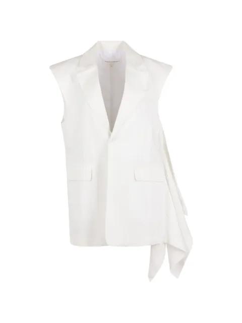 pocket drape gilet by NICCOLO PASQUALETTI