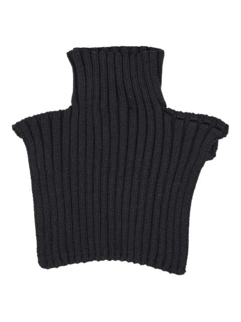 ribbed turtleneck shrug by NICCOLO PASQUALETTI