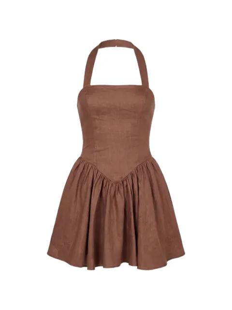Amalie halter-neck dress by NICHOLAS