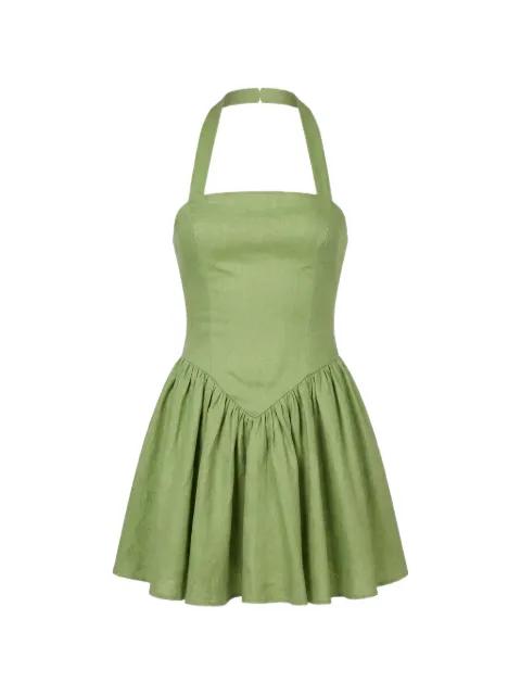 Amalie halter-neck mini dress by NICHOLAS