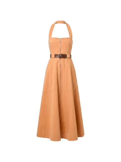Anastasia halter-neck maxi dress by NICHOLAS