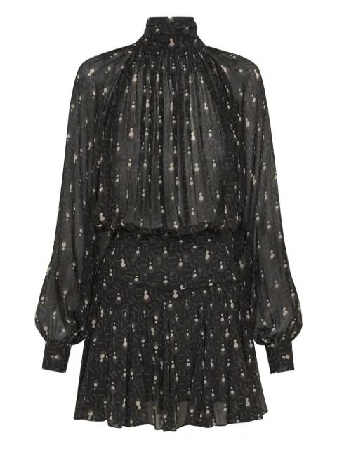 Cecile turtle-neck mini dress by NICHOLAS