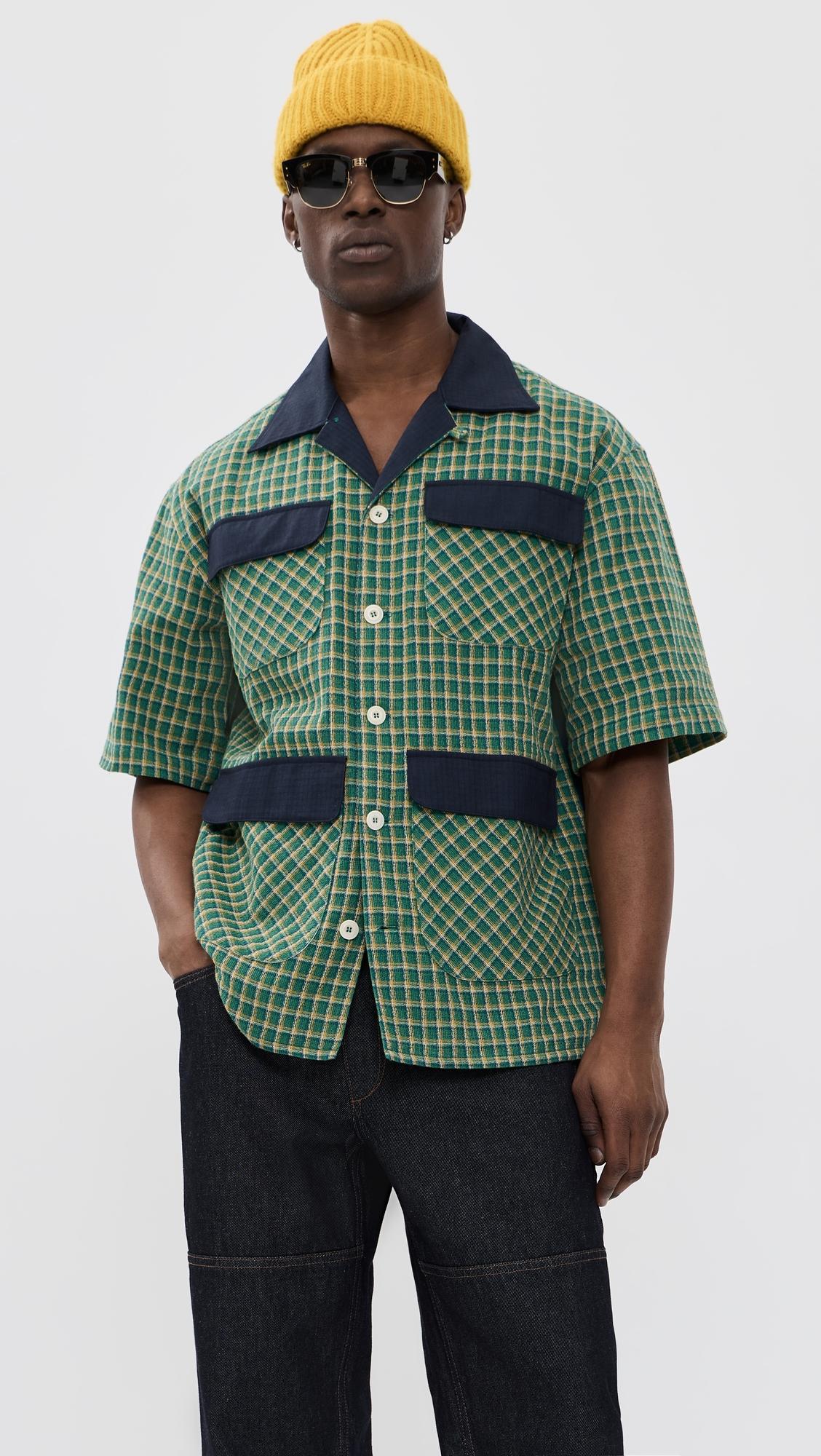 Aloha Check Woven Shirt by NICHOLAS DALEY