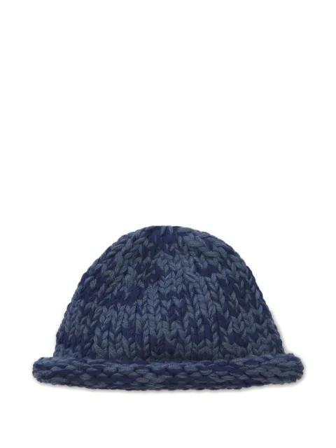 Rebel hand-knitted beanie hat by NICHOLAS DALEY