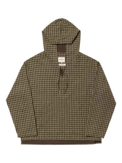 checked hoodie by NICHOLAS DALEY