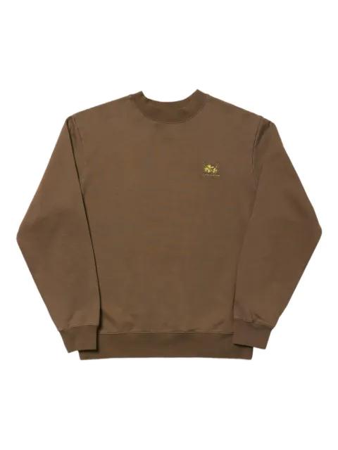 embroidered-logo sweatshirt by NICHOLAS DALEY