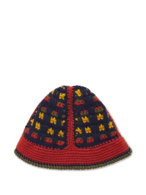 patterned bucket hat by NICHOLAS DALEY
