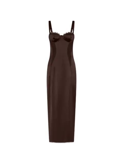 Dominique lace-detail maxi dress by NICHOLAS