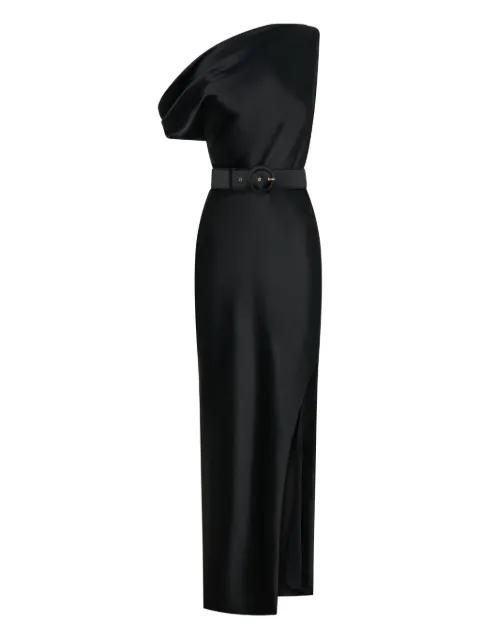 Eartha one-shoulder belted maxi dress by NICHOLAS
