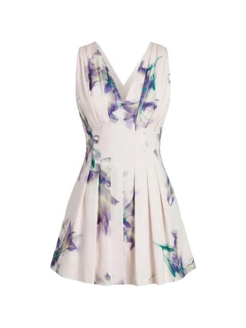 Elvira floral-print mini dress by NICHOLAS