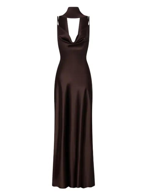 Geneva cowl-neck maxi dress by NICHOLAS