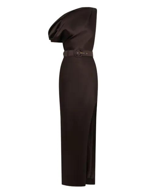 Halle one-shoulder maxi dress by NICHOLAS