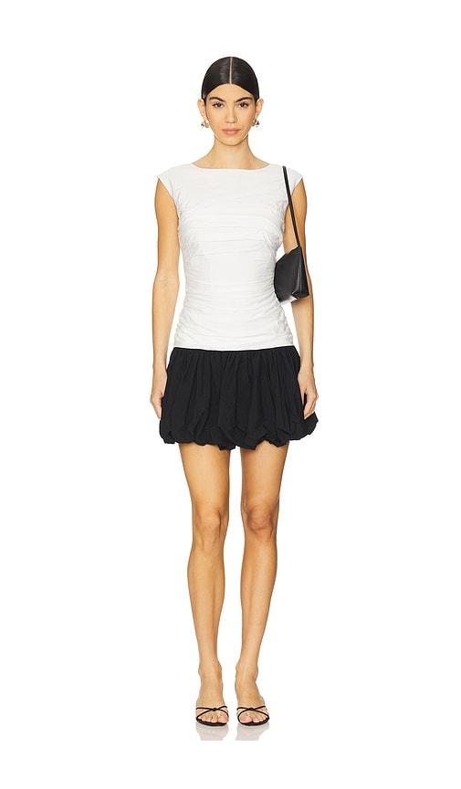 NICHOLAS Magda Mini Dress in White by NICHOLAS